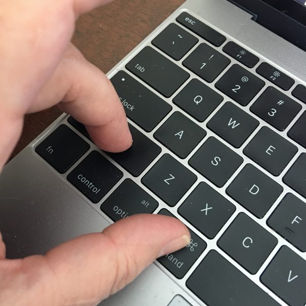 Command+Shift Keys on a Mac